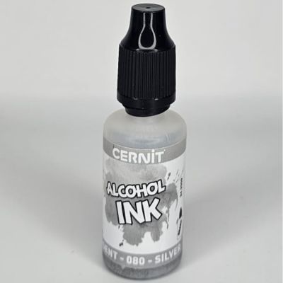דיו אלכוהולי 20 מ ל Cernit -Alcohol Ink Silver 080
