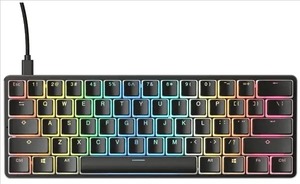 מקלדת מכאנית Glorious GMMK - Compact 60% (Pre-Built) שחור