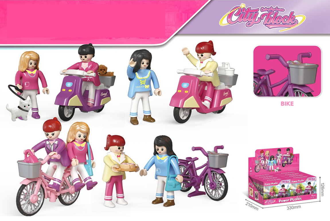 אופנוע / אופניים שופינג בנות POWER PLANET