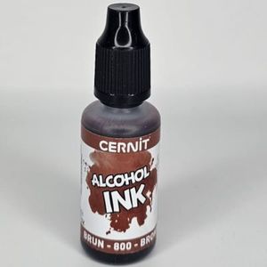 דיו אלכוהולי 20 מ ל Cernit -Alcohol Ink Brown 800