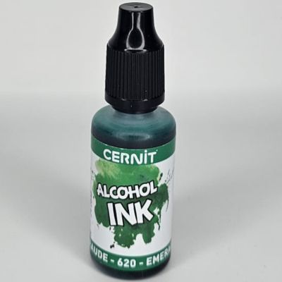 דיו אלכוהולי 20 מ ל Cernit -Alcohol Ink Emerald Green 620
