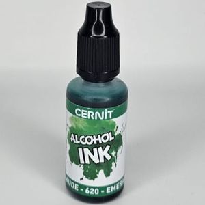 דיו אלכוהולי 20 מ ל Cernit -Alcohol Ink Emerald Green 620