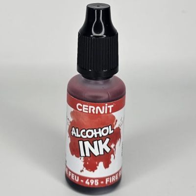 דיו אלכוהולי 20 מ ל Cernit -Alcohol Fire Red 495