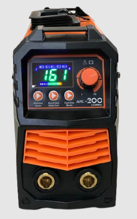 רתכת אינוורטר מדגם JASIC ARC 200C לריתוך כל סוגי האלקטרודות כולל 6010