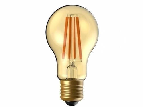 נורת לד פחם 8.5W A60 2700K צבע שקוף 1055 לומן