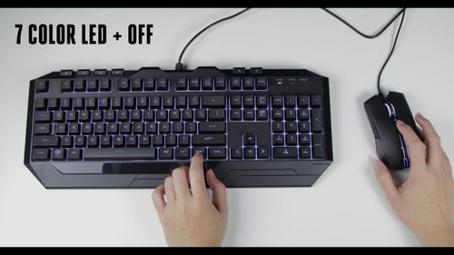 סט מקלדת ועכבר גיימינג Cooler Master Devastator 3 Plus