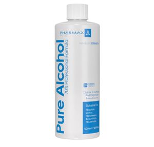 אלכוהול 70% | 500 מ"ל | פארמקס PHARMAX