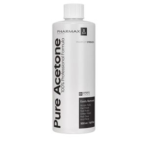 אצטון טהור 100% | 500 מ"ל | פארמקס PHARMAX