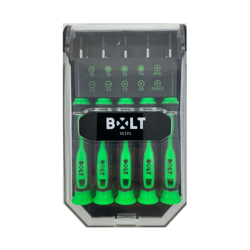 סט 10 מברגים מקצועיים SE101