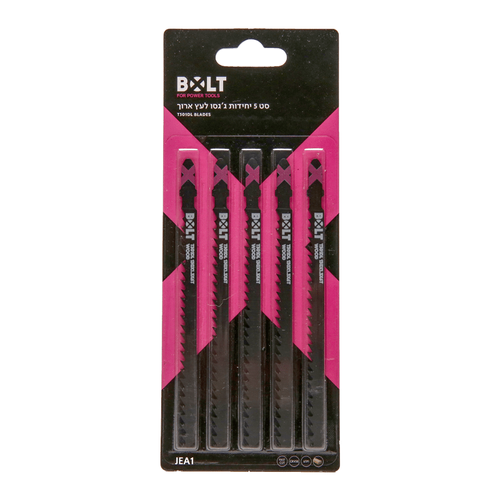 סט 5 יחידות ג'יגסו עץ ארוך BOLT JEA1