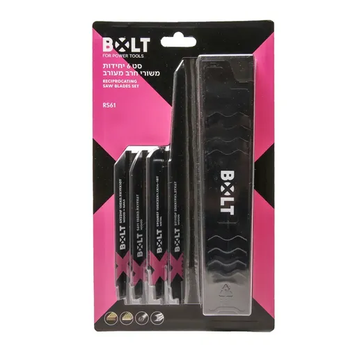 סט 6 יחידות מסורי חרב מעורב BOLT RS61