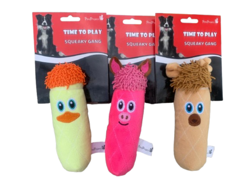 פטס פרוג'קט בובת SQUEAKY GANG לכלבים