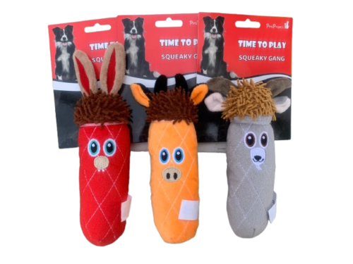 פטס פרוג'קט בובת SQUEAKY GANG לכלבים