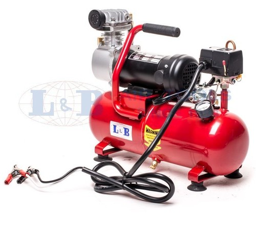 מדחס אויר 12V מקצועי עם מיכל 8 ליטר 112 ליטר/דקה LINSON & BRIGHT