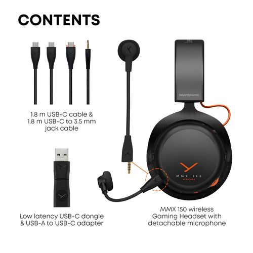 אוזניות גיימינג אלחוטיות MMX 150 beyerdynamic
