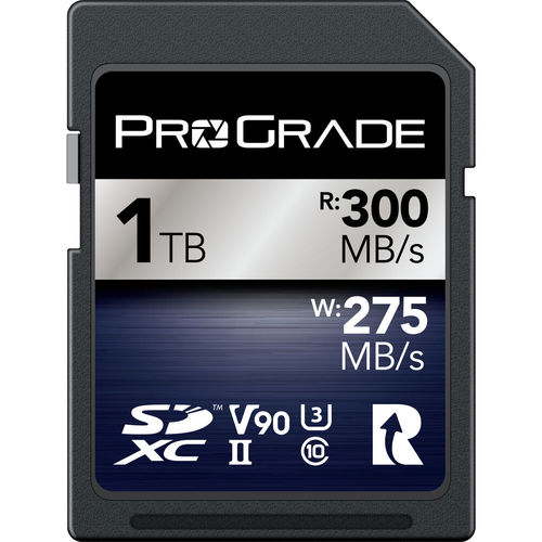 כרטיס זיכרון ProGrade 1TB SDXC UHS-II V90 Iridium