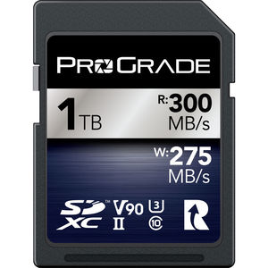 כרטיס זיכרון ProGrade 1TB SDXC UHS-II V90 Iridium