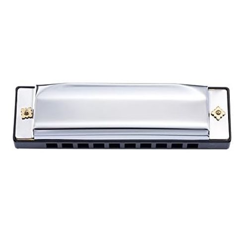 מפוחית דיאטונית Kongsheng SOLAR20 - מבט על רקע לבן המציג את העיצוב הקלאסי והבנייה האיכותית למתחילים