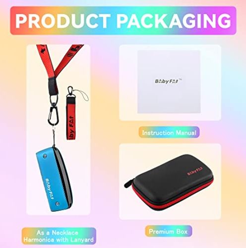 מפוחית בלוז KONGSHENG BabyFat 7 חורים - עיצוב קומפקטי עם קידוד צבעוני ומסגסוגת אלומיניום איכותית לנגינה ניידת ומקצועית