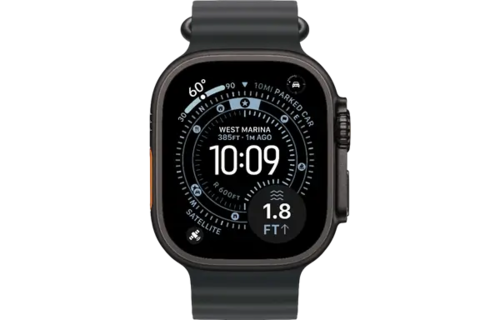 שעון חכם 49mm Watch Ultra 3 GPS+Cell Black Titanium|Black Band