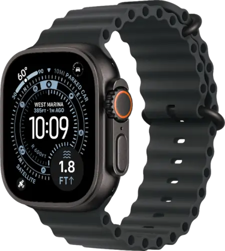 שעון חכם 49mm Watch Ultra 3 GPS+Cell Black Titanium|Black Band