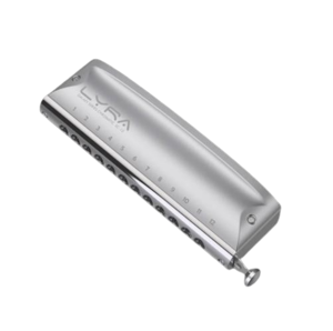 מפוחית כרומטית 12 חורים נטענת גרסת כסף - KONGSHENG Lyra Silver Cross-Tuned