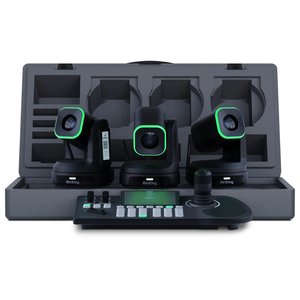 באנדל 3 מצלמות X1-30B ובקר שליטה BirdDog KBD - צבע שחור
