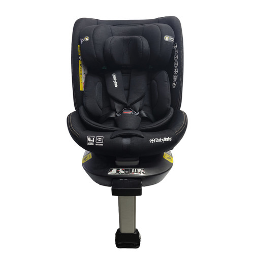 כיסא בטיחות בתקן I-SIZE G412 מסתובב 360º מבית  BabySafe (שחור)