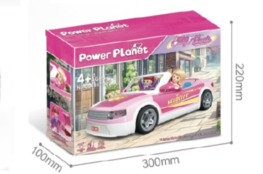 מכונית בנות עם אורות וצלילים POWER PLANET