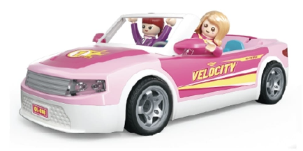 מכונית בנות עם אורות וצלילים POWER PLANET