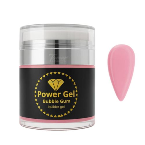 ג'ל בניה 50 גרם בקבוק לחיץ | Bubble Gum | פאוור ג'ל Power Gel