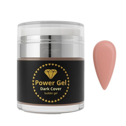 ג'ל בניה 50 גרם בקבוק לחיץ | Nude Pink | פאוור ג'ל Power Gel