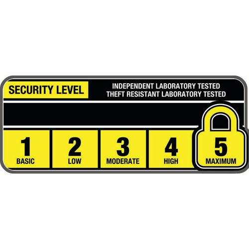 מנעול פרסה לאופניים קריפטונייט Kryptonite Standard U-Lock - צבע שחור 