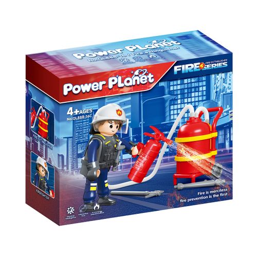 כבאים עם בלון מים נייד לבחירה מתוך 4 דמויות POWER PLANET