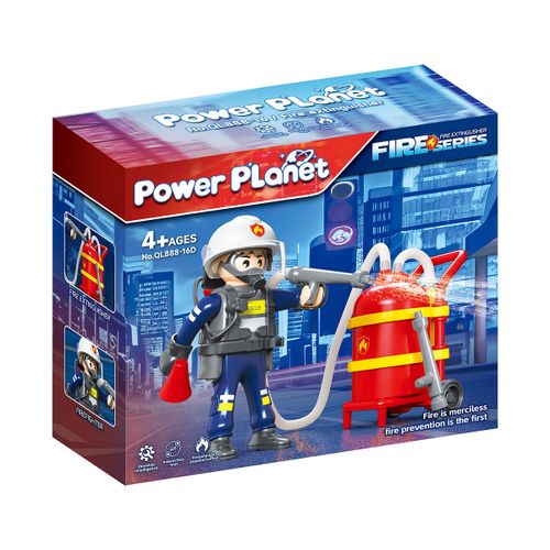 כבאים עם בלון מים נייד לבחירה מתוך 4 דמויות POWER PLANET