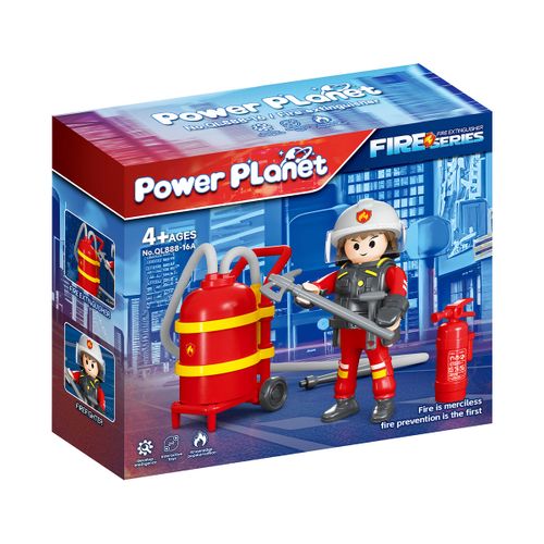כבאים עם בלון מים נייד לבחירה מתוך 4 דמויות POWER PLANET
