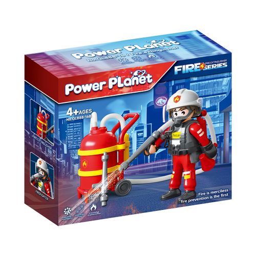 כבאים עם בלון מים נייד לבחירה מתוך 4 דמויות POWER PLANET