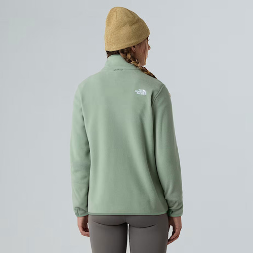 פליס נשים בצבע ירוק בהיר W GLACIER FLEECE JACKET מבית THE NORTH FACE