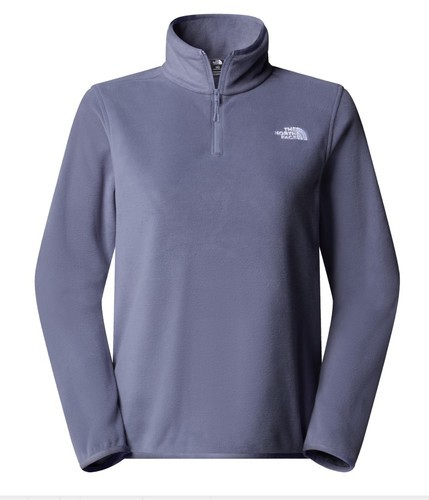 פליס נשים בצבע סגול רבע רוכסן GLACIER 1/4 ZIP מבית THE NORTH FACE