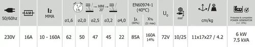 רתכת אינוורטר 160A GY030077