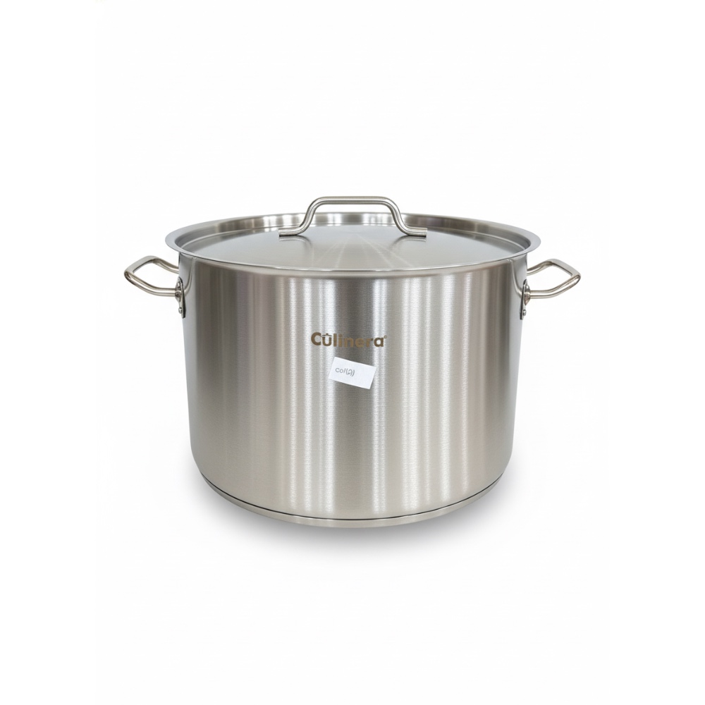 סיר נירוסטה 18/10 +מכסה 26*40 ס"מ 32 ליטר - Y.C. 001671