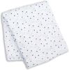 חיתול תינוק /  שמיכת עיטוף מעוצבת 100% כותנה 100X100 ס"מ - כוכבים
