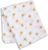 חיתול תינוק /  שמיכת עיטוף מעוצבת 100% כותנה 100X100 ס"מ - שמש