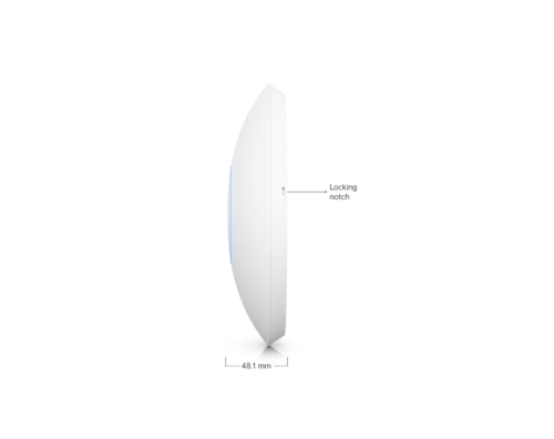 נקודת גישה WiFi 6E עם ‎6GHz וחיבור U6 Enterprise - 2.5GbE 