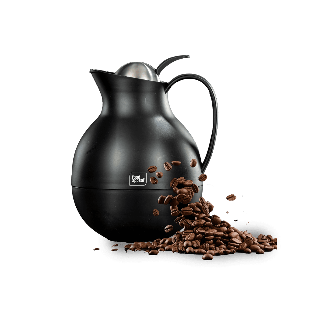 תרמוס כד מהודר 1 ליטר COFFEE COLLECTION BELLY שחור
