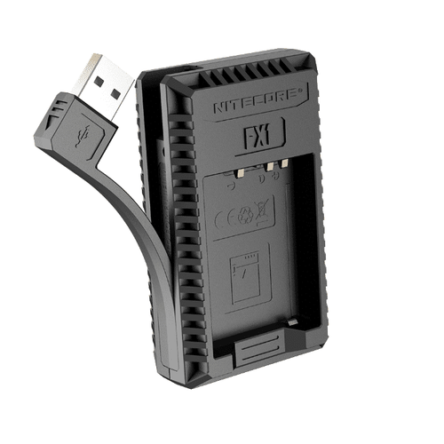 מטען USB כפול לסוללת Nitecore Canon LP-E17