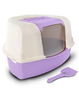 שרותים פינתיים לחתול עם פתח עליון