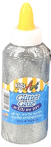 דבק נצנצים בצבע כסף/ 120 מ