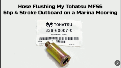 מתאם לשטיפת מנוע ימי אחרי שימו TOHATSU MFS6
