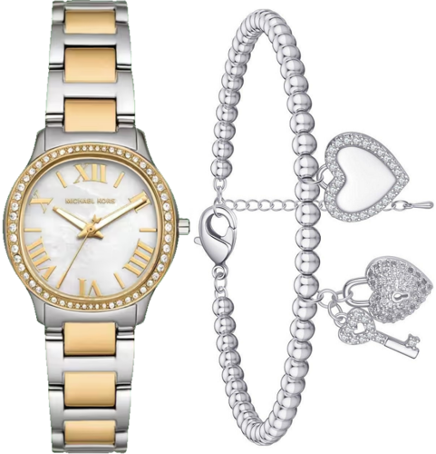 Michael Kors MK4910 סט שעון לנשים צמיד מתנה